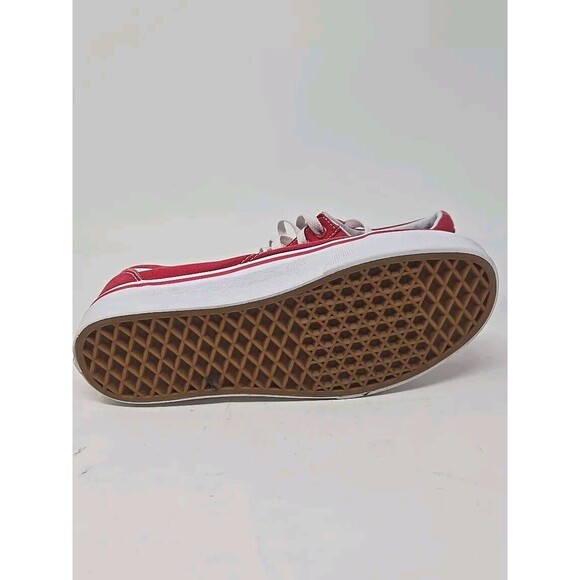 VANS Old School Red White Shoes - Size 5.5 Men (7 Women) - Picture 6 of 6